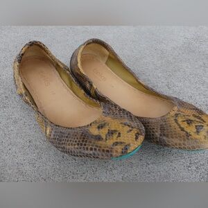 Tieks Mocha Snake Size 10
